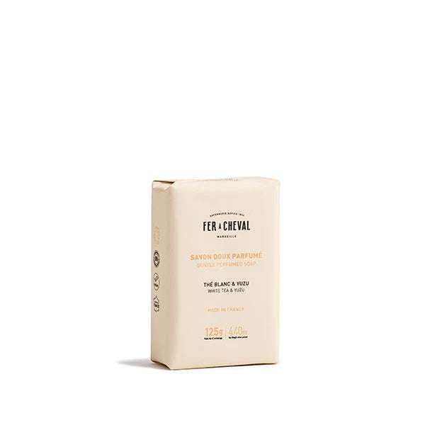 Perfumed Soap White Tea & Yuzu 125g  パフュームソープ ホワイトティー＆ユズ Fer à Cheval Japan フェール・シュヴァル公式
